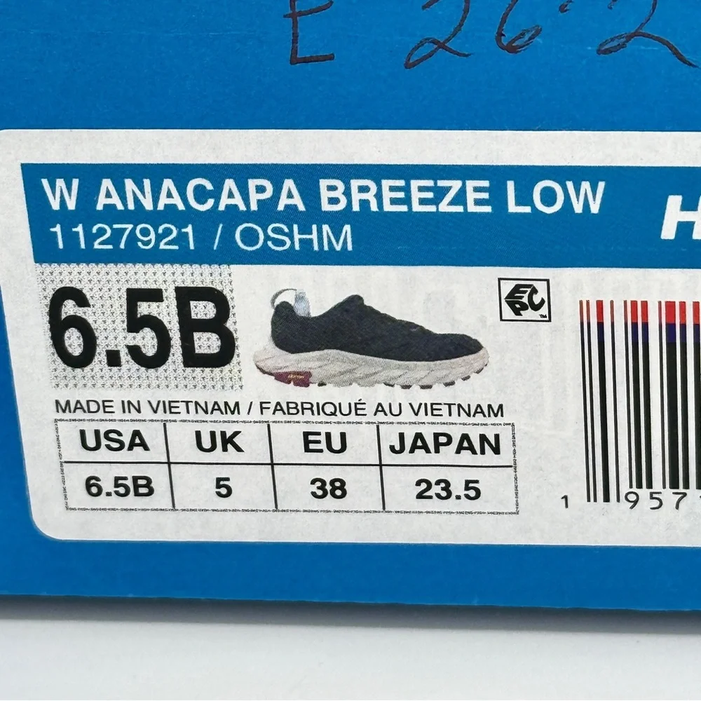 NWT Hoka Anacapa Breeze Low Women’s Hiking Shoes in Outer Space / Harbor Mist - Picture 5 of 16